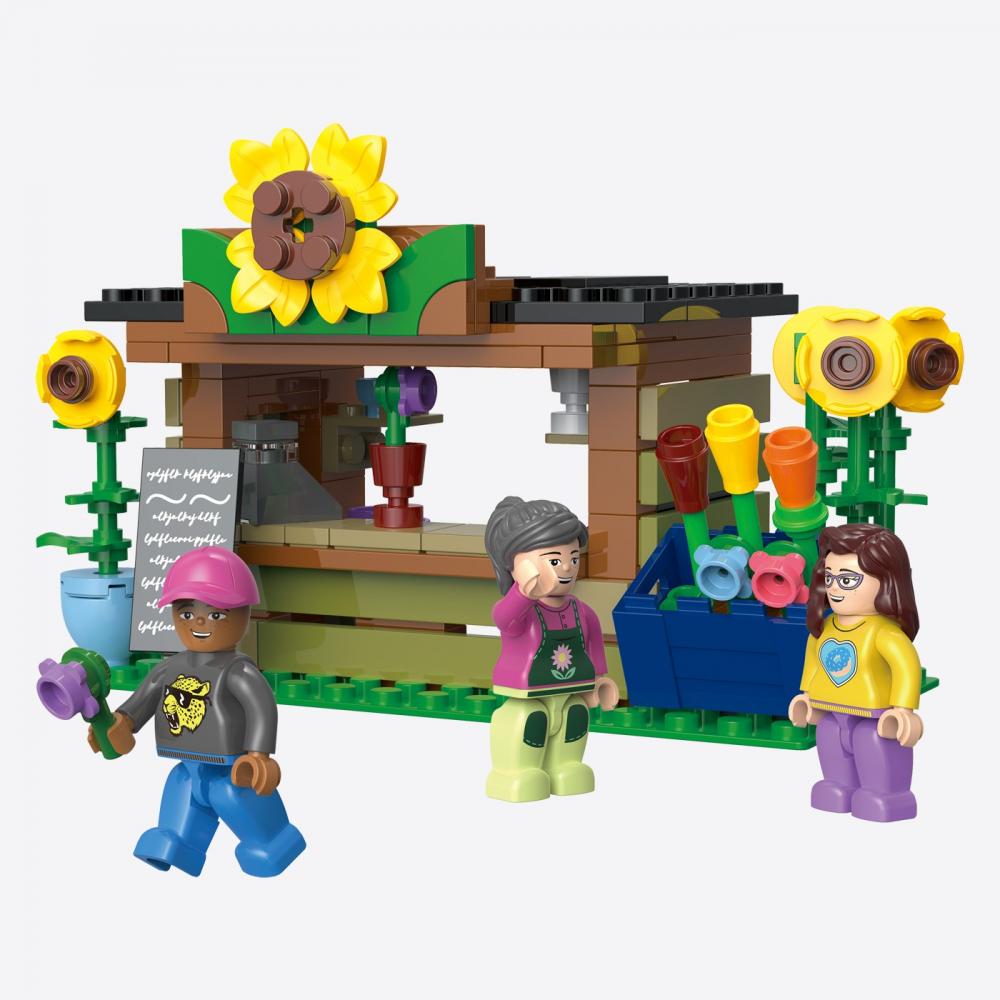 Bluebrixx Flower Booth Set 107420