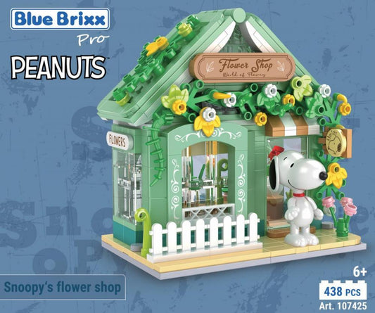 Bluebrixx Snoopy's Flower Shop Set 107425