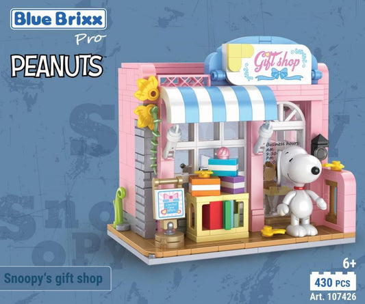 Bluebrixx Snoopy's Gift Shop Set 107426