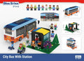 Bluebrixx City Bus with Station Set 108137