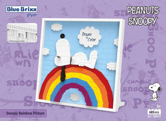 Bluebrixx Snoopy Rainbow Picture Set 108157