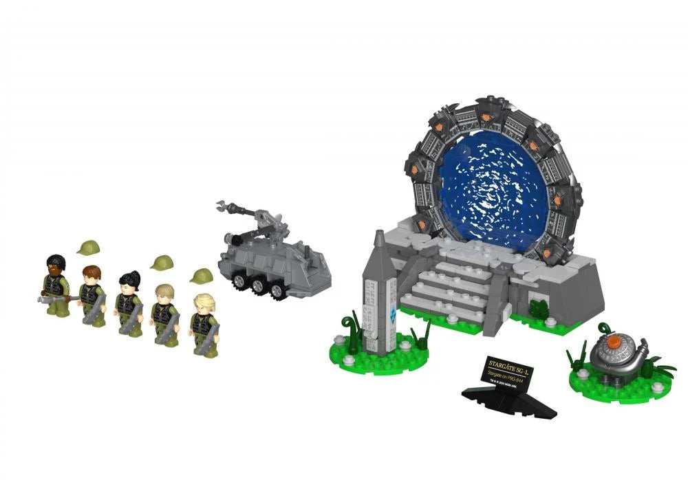 Bluebrixx Stargate on Planet Set 108211