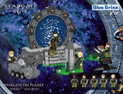 Bluebrixx Stargate on Planet Set 108211