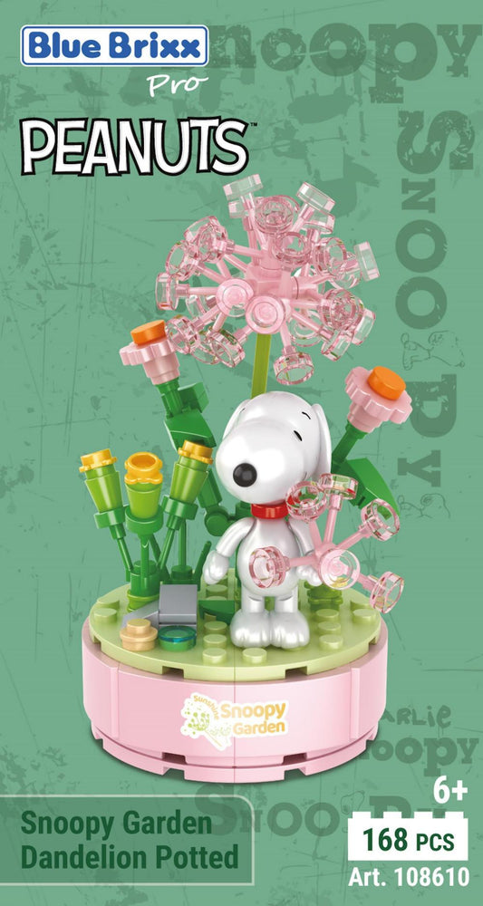 Bluebrixx Snoopy Garden Dandelion Potted Set 108610