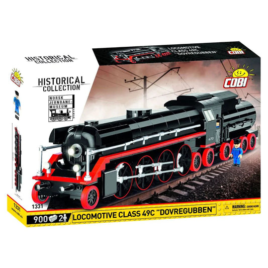 COBI Steam locomotive Class 49C DOVREGUBBEN #1331