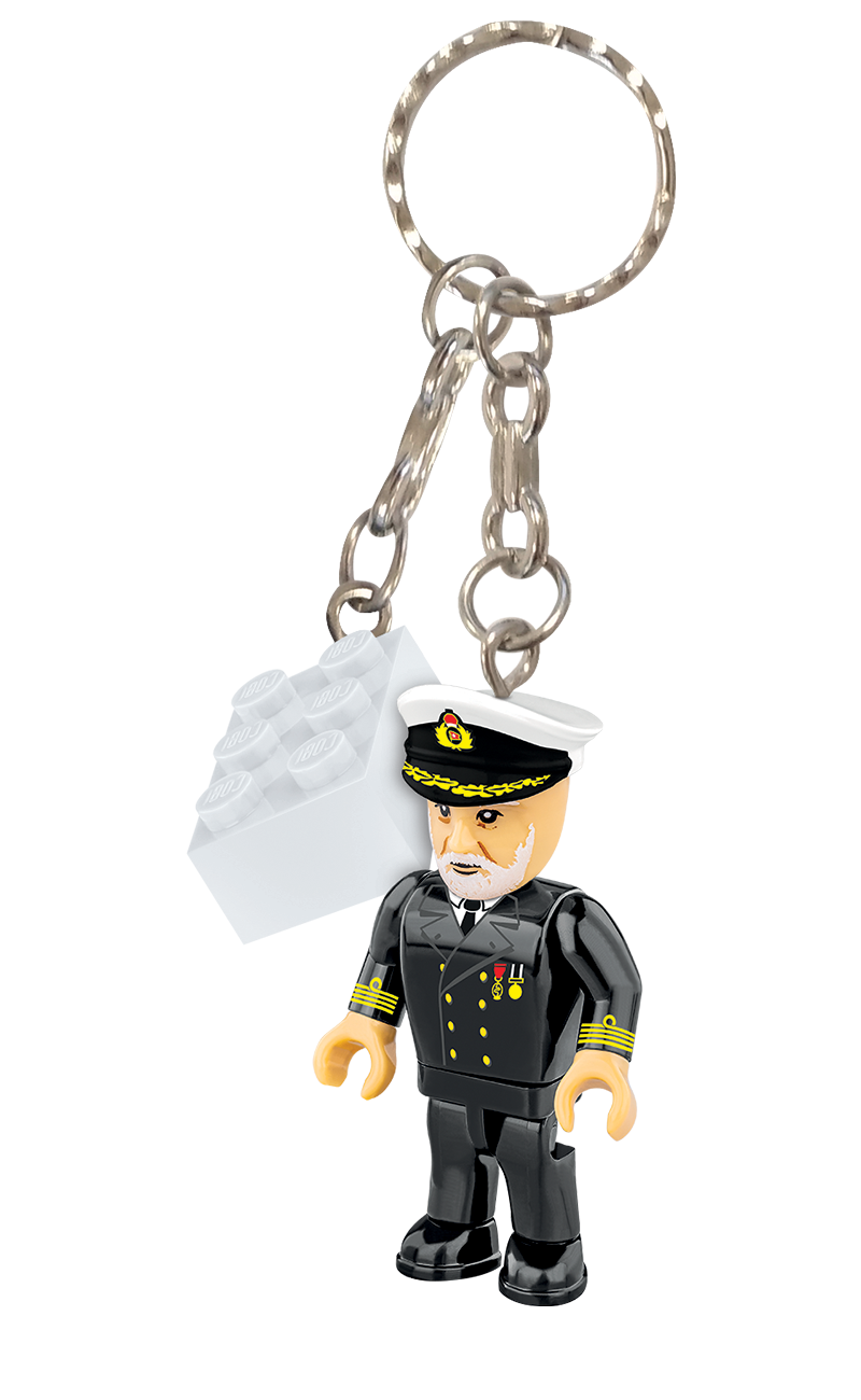 COBI Captain Edward Smith Figure Keyring – 1358