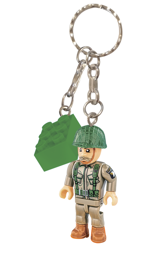 COBI Paratrooper 101st Airborne Figure Keyring – 1359