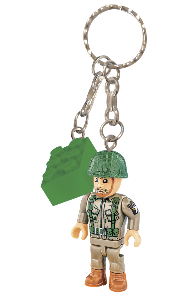 COBI Paratrooper 101st Airborne Figure Keyring – 1359