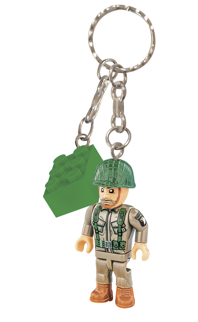 COBI Paratrooper 101st Airborne Figure Keyring – 1359