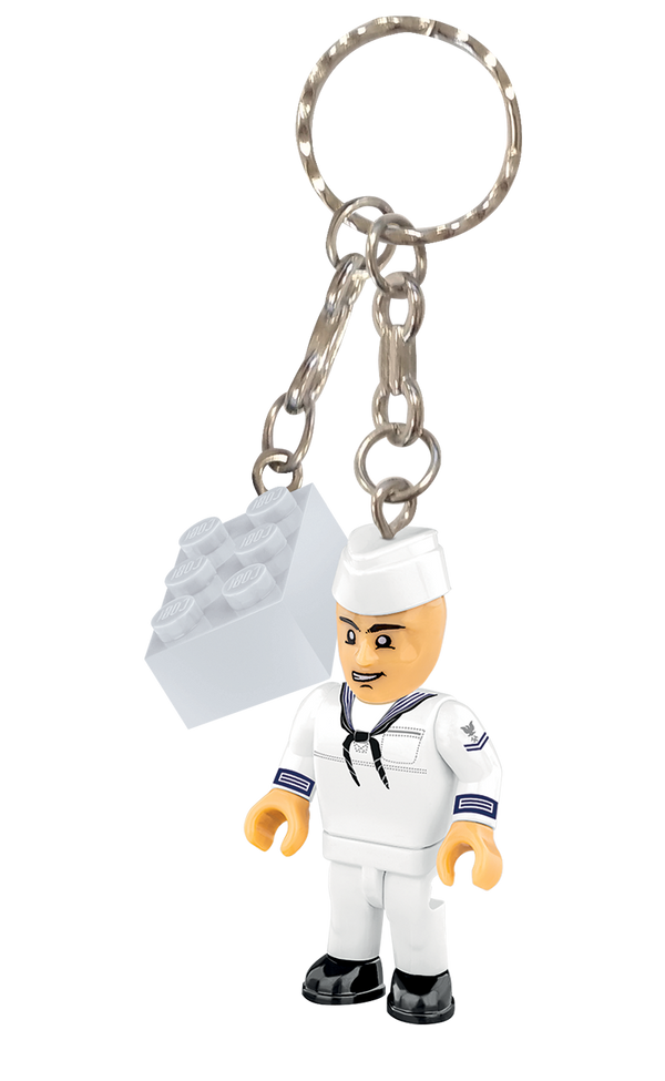 COBI US Navy Sailor Figure Keyring – 1363