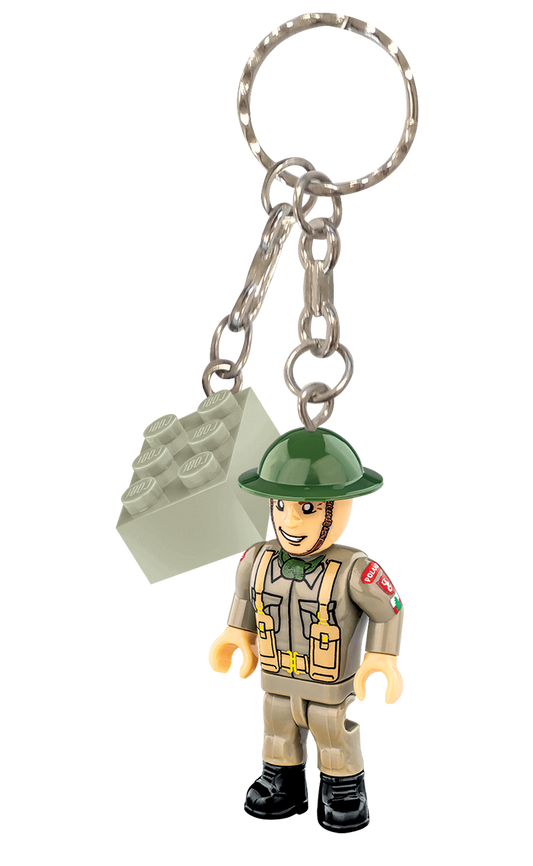COBI Polish Soldier – British Army Figure Keyring – 1365