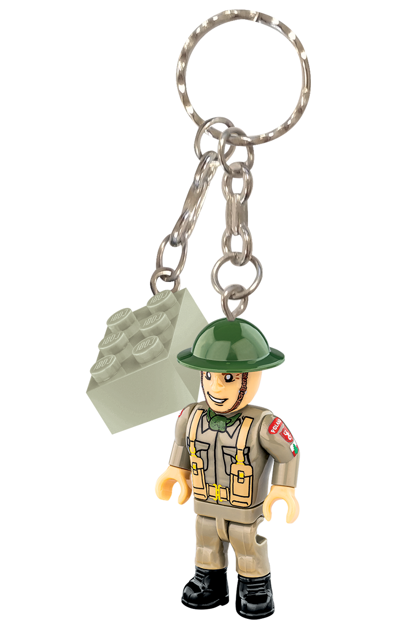COBI Polish Soldier – British Army Figure Keyring – 1365