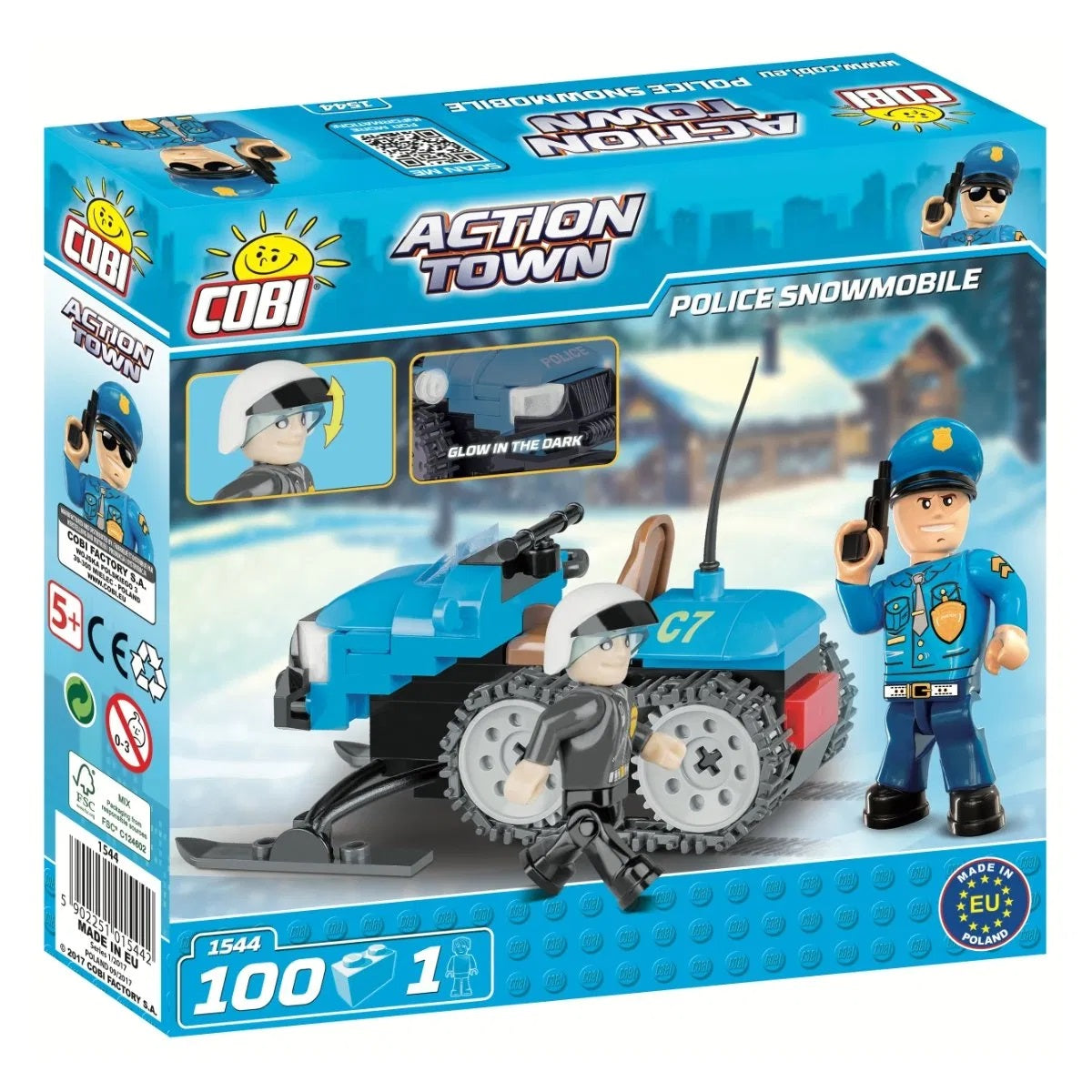 COBI Police Snowmobile #1544