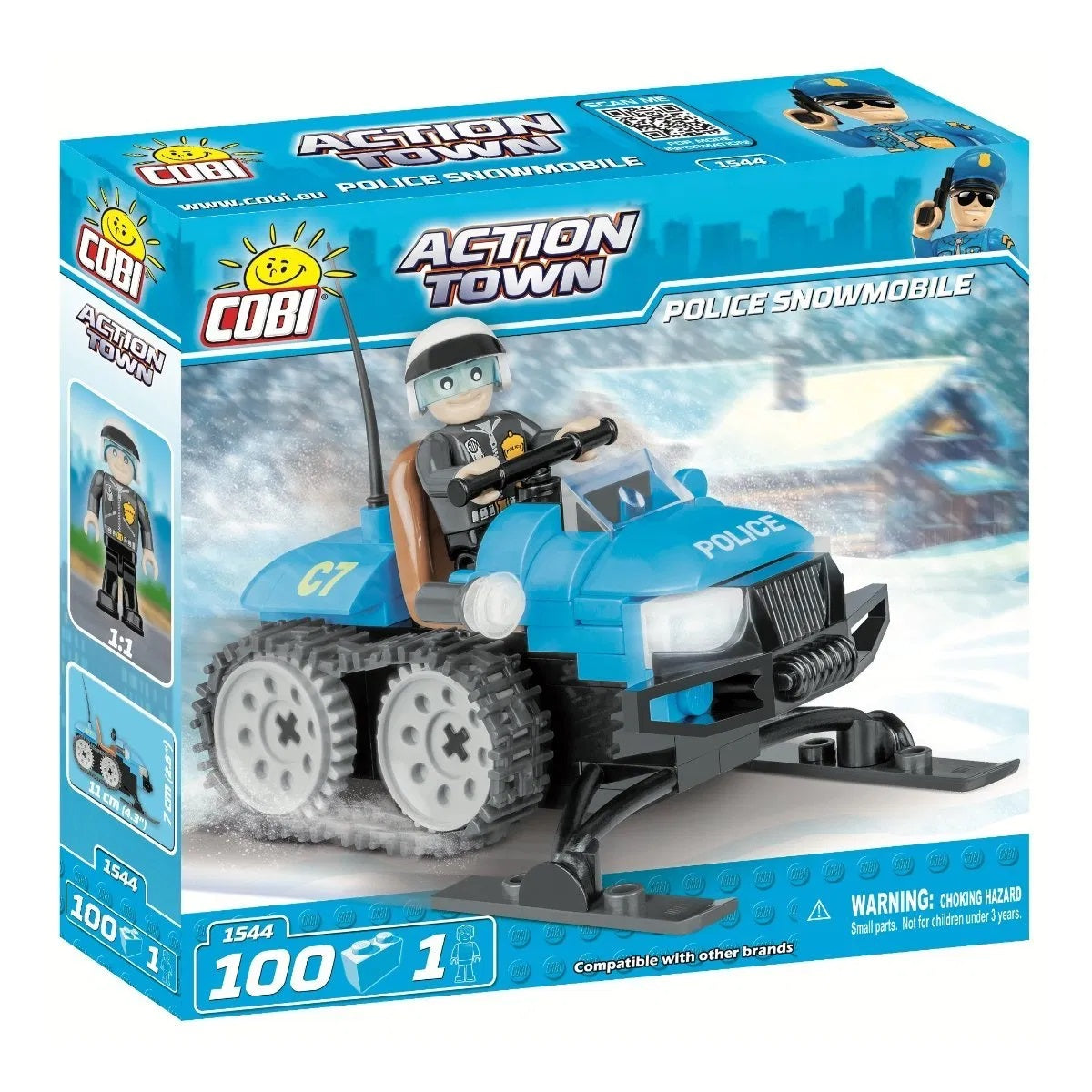 COBI Police Snowmobile #1544