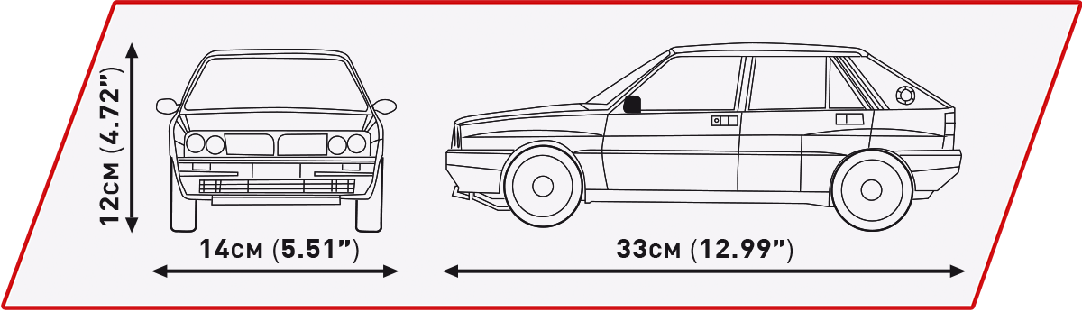 COBI Lancia Delta HF Integrale Set 24357