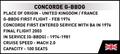 COBI Concorde G-BBDG Set 1689