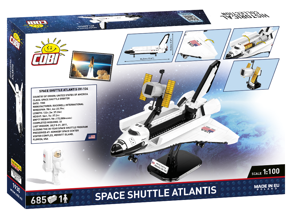 COBI Space Shuttle Atlantis #1930