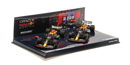 Minichamps 1:43 Red Bull Racing RB19 2-Car Set - Max Verstappen 2023 Qatar GP & Sprint - #412231801