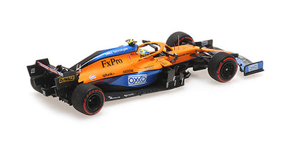 Minichamps 1:43 McLaren MCL35M - Lando Norris Pole Position Russian GP 2021 #537215904