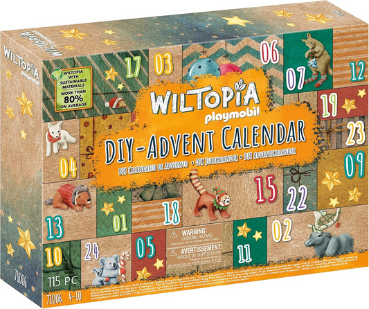 Playmobil 71006 – Wiltopia DIY Advent Calendar: Animal Trip Around the World