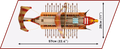COBI Roman Warship Set 20071