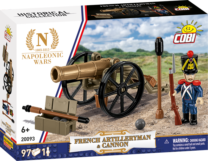 COBI French Artilleryman-Cannon Set 20093