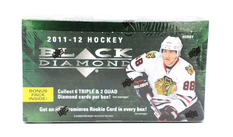 2011/12 Upper Deck Black Diamond Hockey Hobby Box | 24 Packs | Factory Sealed