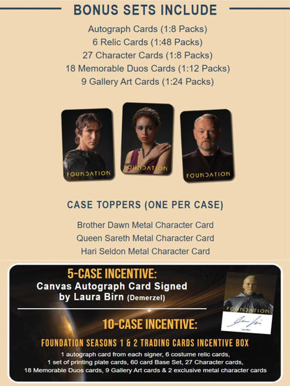 Rittenhouse Foundation Season 1 & 2 Trading Cards Hobby Box