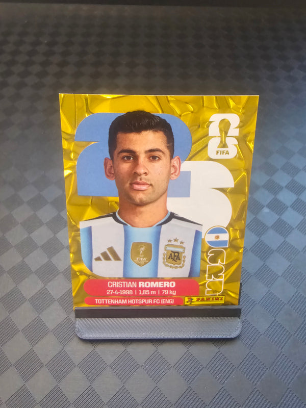 2026 Panini FIFA World Cup Sticker Argentina Gold Crumple Exclusive