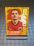 2026 Panini FIFA World Cup Sticker Austria Gold Crumple Exclusive