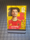 2026 Panini FIFA World Cup Sticker Belgium Gold Crumple Exclusive