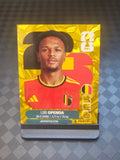 2026 Panini FIFA World Cup Sticker Belgium Gold Crumple Exclusive