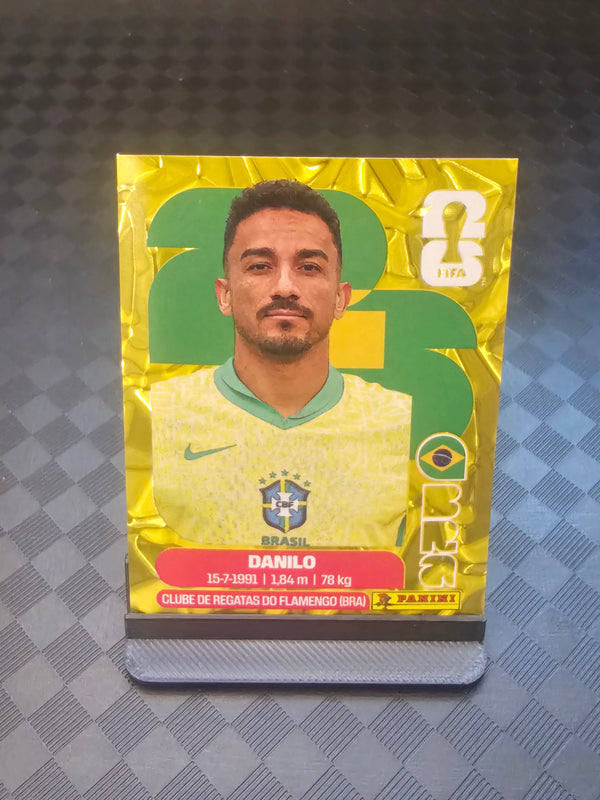 2026 Panini FIFA World Cup Sticker Brazil Gold Crumple Exclusive