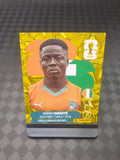 2026 Panini FIFA World Cup Sticker Ivory Coast Gold Crumple Exclusive
