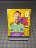 2026 Panini FIFA World Cup Sticker Colombia Gold Crumple Exclusive