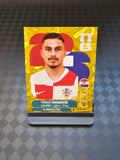 2026 Panini FIFA World Cup Sticker Croatia Gold Crumple Exclusive