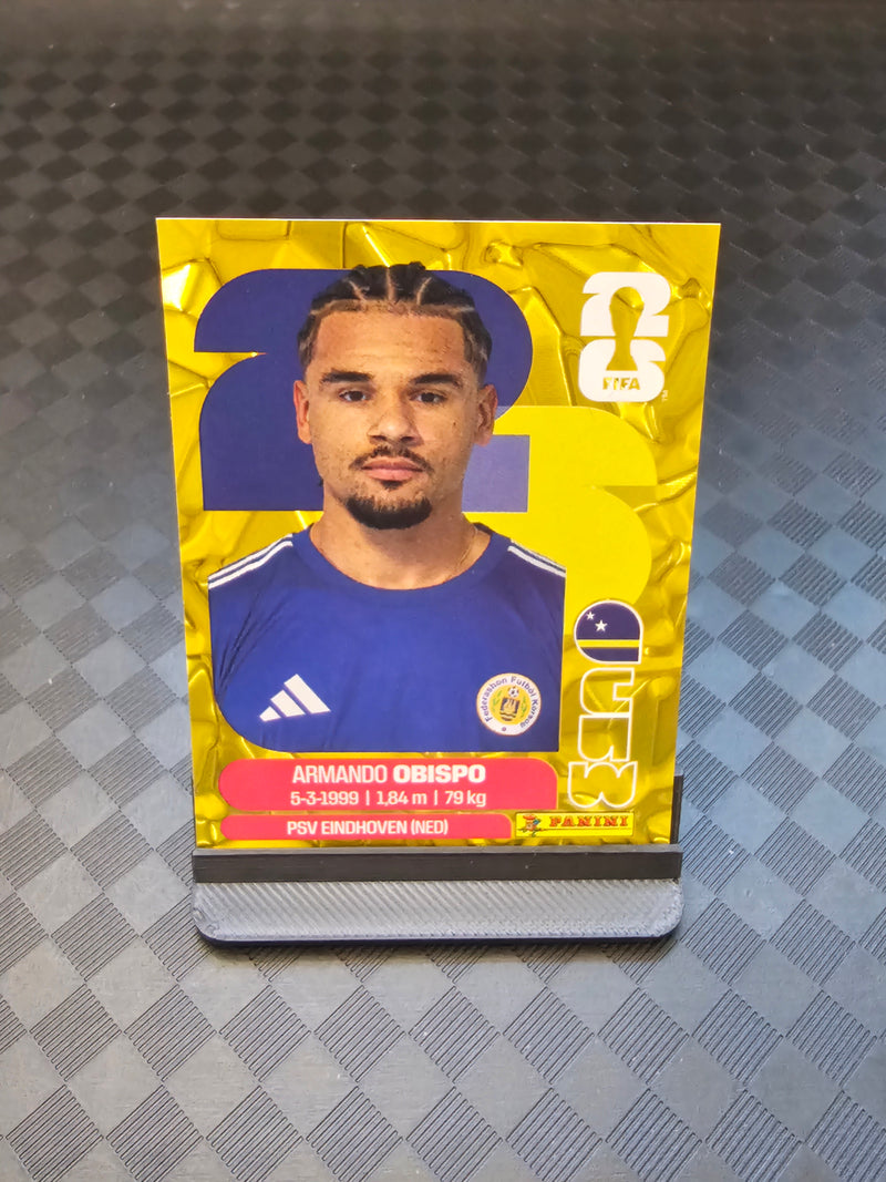 2026 Panini FIFA World Cup Sticker Curacao Gold Crumple Exclusive