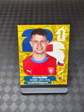 2026 Panini FIFA World Cup Sticker Czech Republic Gold Crumple Exclusive