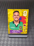 2026 Panini FIFA World Cup Sticker Ecuador Gold Crumple Exclusive