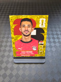 2026 Panini FIFA World Cup Sticker Egypt Gold Crumple Exclusive