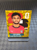2026 Panini FIFA World Cup Sticker Egypt Gold Crumple Exclusive