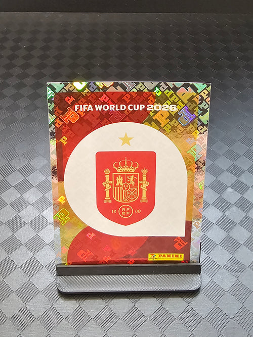 2026 Panini FIFA World Cup Sticker Spain Gold Crumple Exclusive