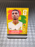 2026 Panini FIFA World Cup Sticker Ghana Gold Crumple Exclusive