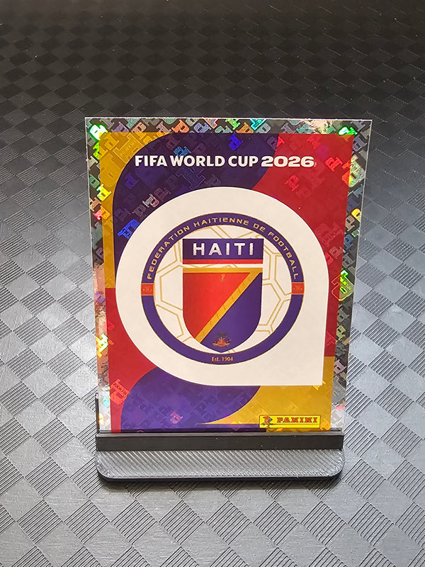 2026 Panini FIFA World Cup Sticker Haiti Gold Crumple Exclusive