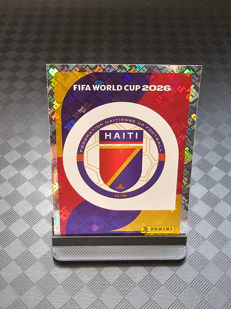 2026 Panini FIFA World Cup Sticker Haiti Gold Crumple Exclusive