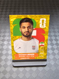 2026 Panini FIFA World Cup Sticker Iran Gold Crumple Exclusive