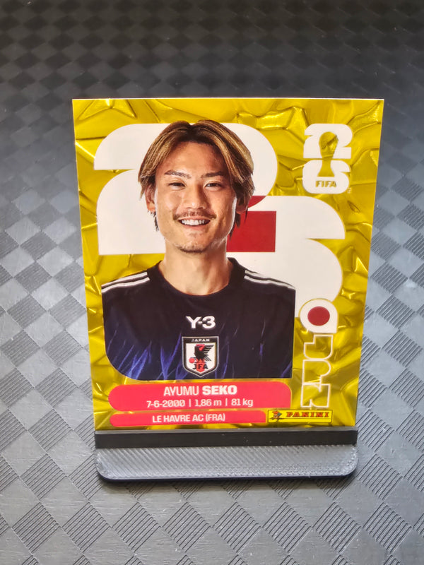 2026 Panini FIFA World Cup Sticker Japan Gold Crumple Exclusive