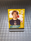 2026 Panini FIFA World Cup Sticker Japan Gold Crumple Exclusive