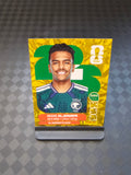 2026 Panini FIFA World Cup Sticker Saudi Arabia Gold Crumple Exclusive