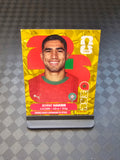 2026 Panini FIFA World Cup Sticker Morocco Gold Crumple Exclusive